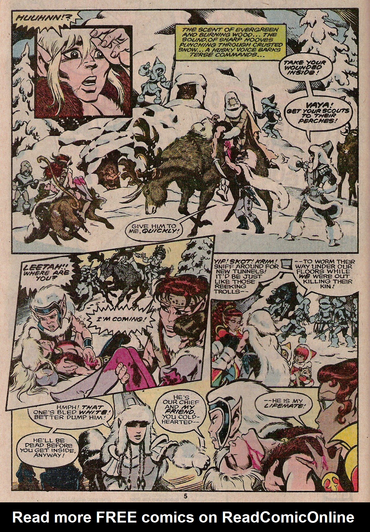 Read online ElfQuest comic -  Issue #25 - 6