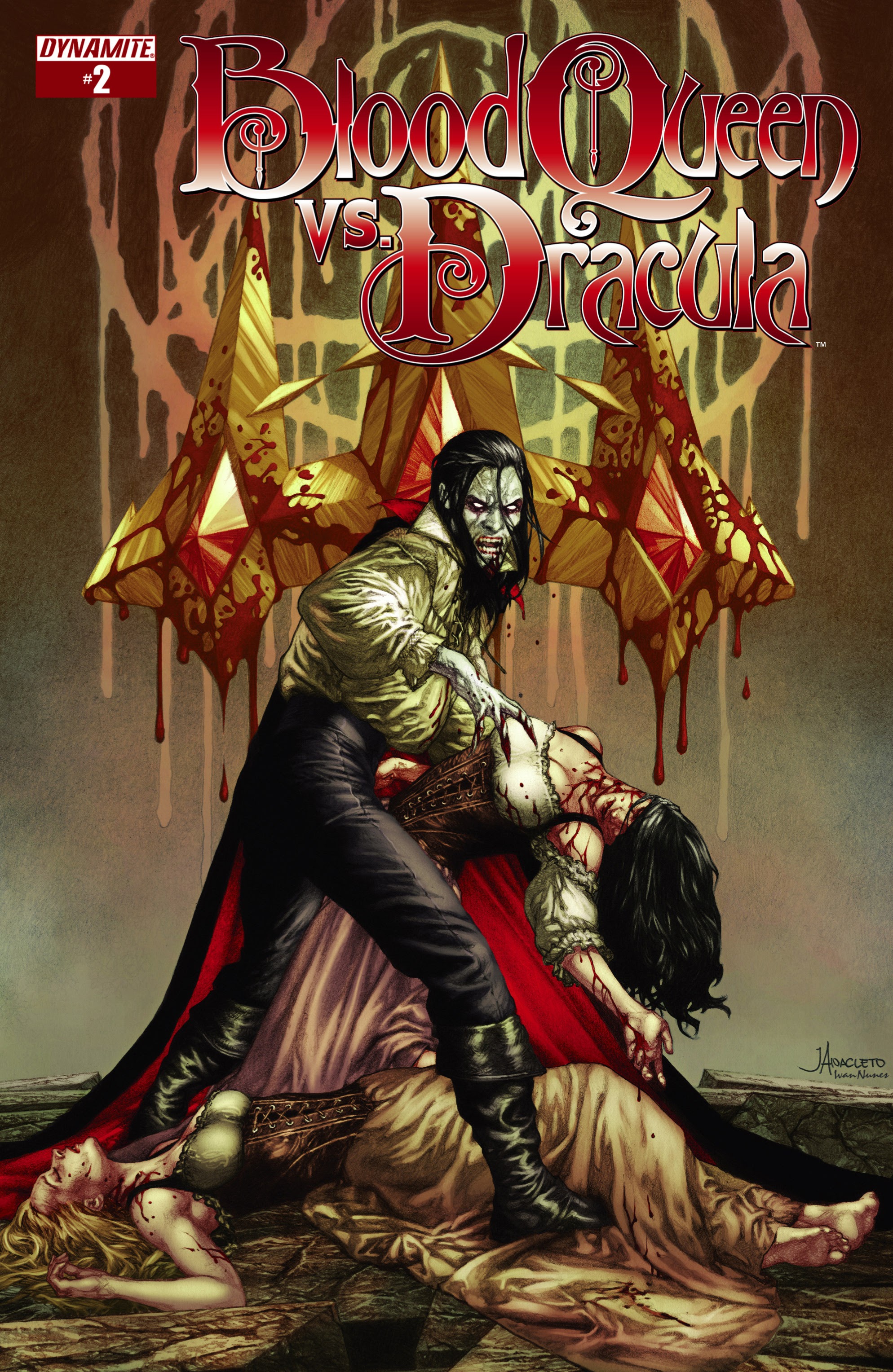 Read online Blood Queen Vs. Dracula comic -  Issue #2 - 1