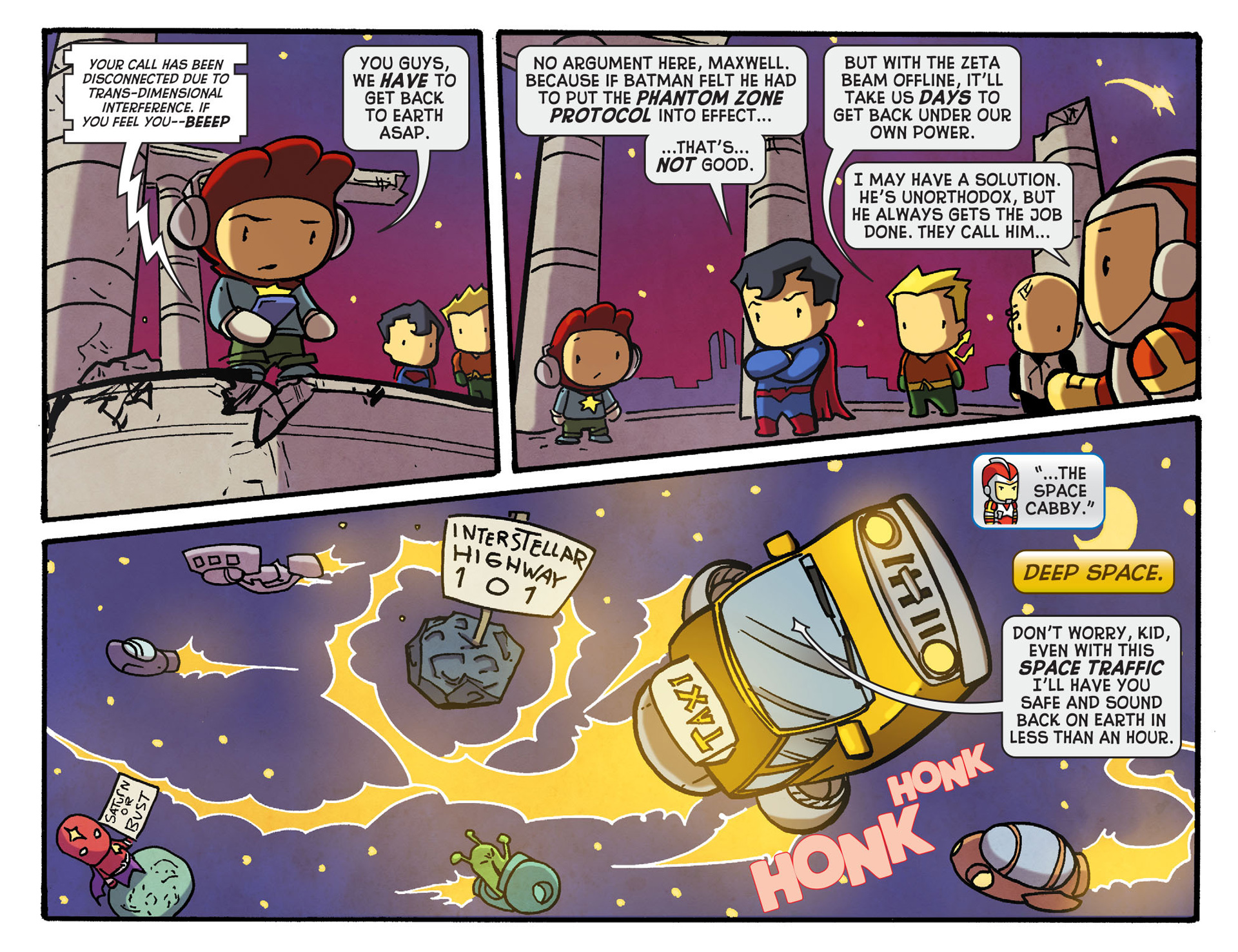 Read online Scribblenauts Unmasked: A Crisis of Imagination comic -  Issue #9 - 18
