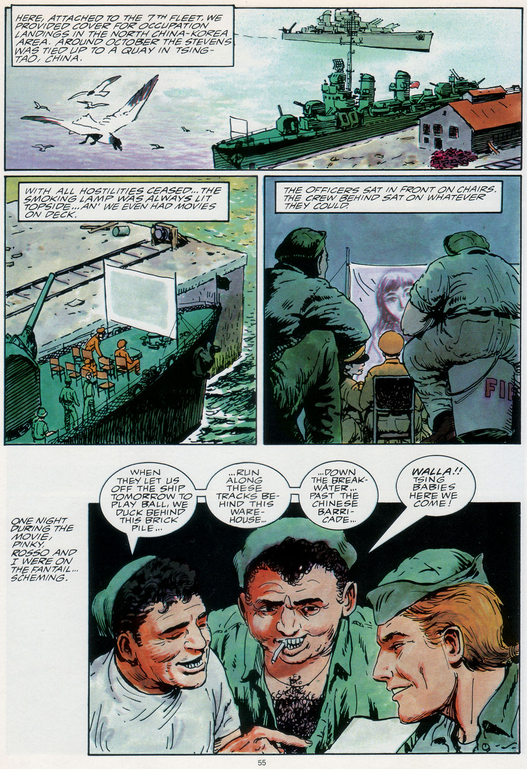 Read online Marvel Graphic Novel comic -  Issue #30 - A Sailor's Story - 60