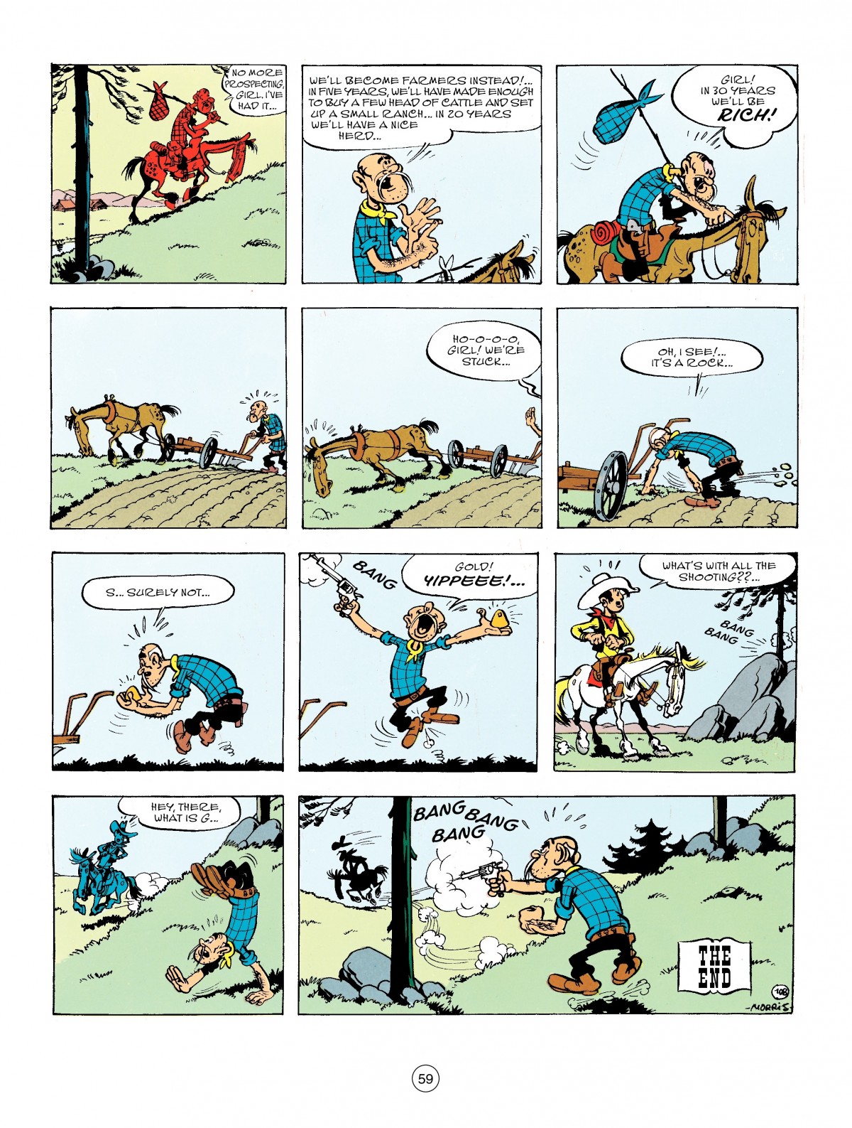 Read online A Lucky Luke Adventure comic -  Issue #54 - 59
