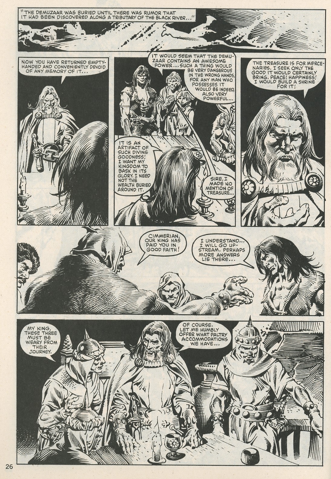 Read online The Savage Sword Of Conan comic -  Issue #114 - 26