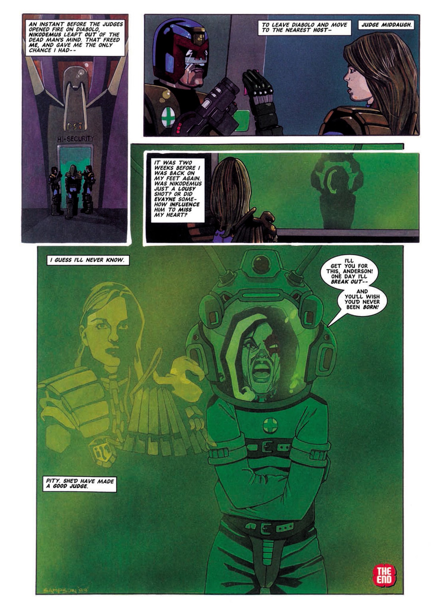 Read online Judge Anderson: The Psi Files comic -  Issue # TPB 4 - 34