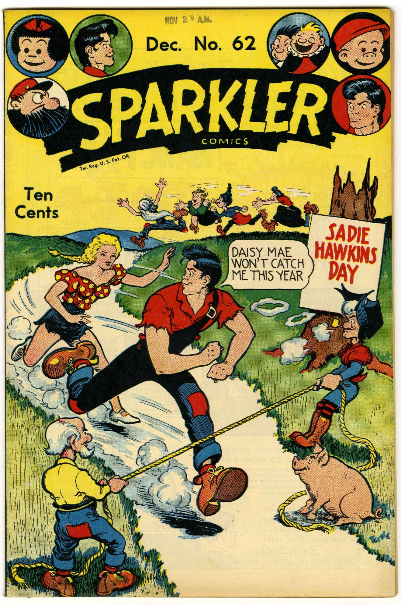 Read online Sparkler Comics comic -  Issue #62 - 1
