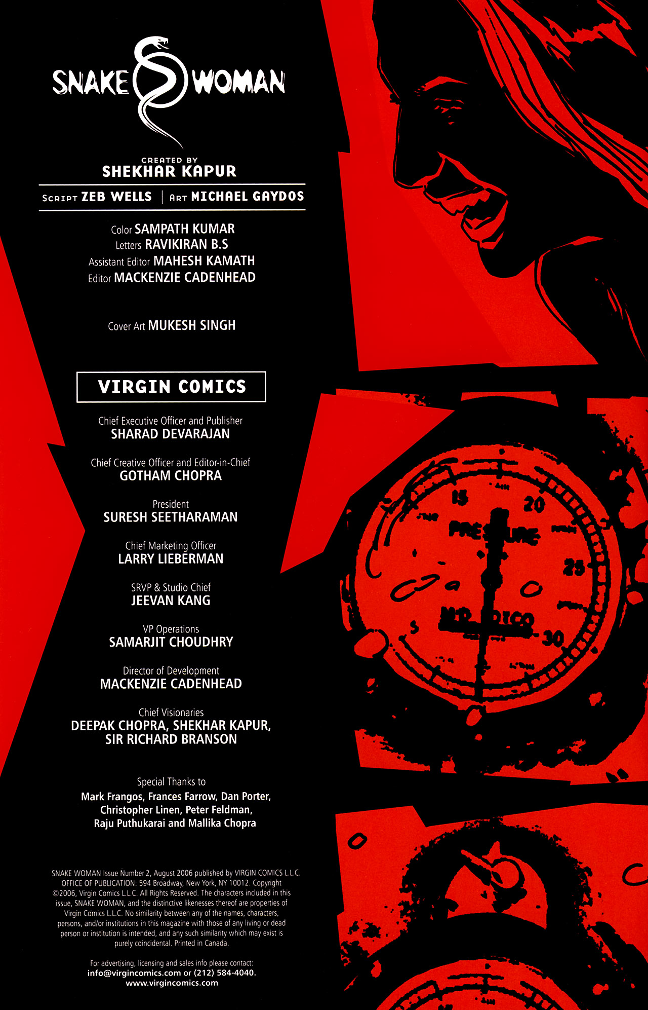 Read online Snake Woman comic -  Issue #2 - 2