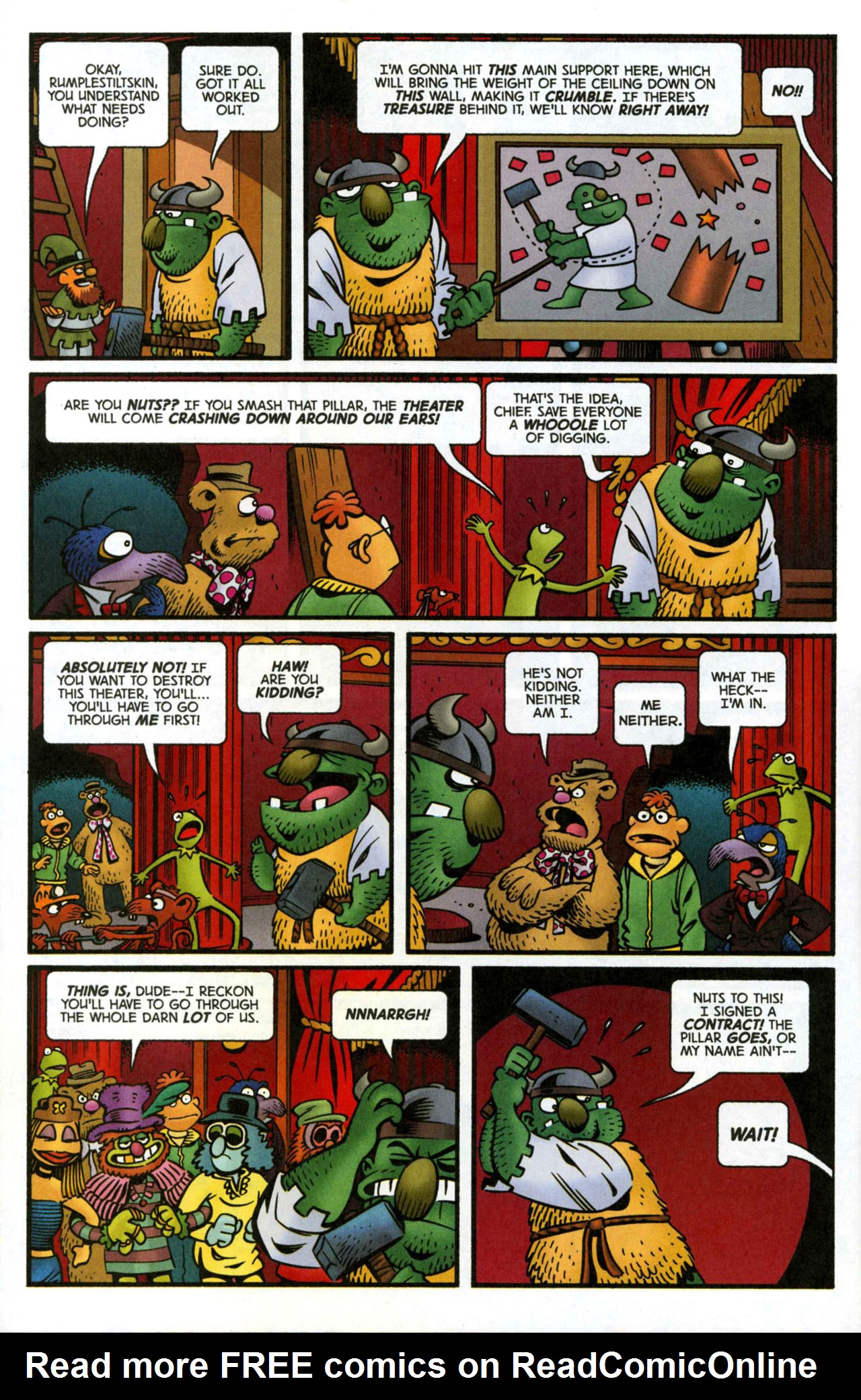 Read online The Muppet Show: The Treasure of Peg-Leg Wilson comic -  Issue #4 - 18