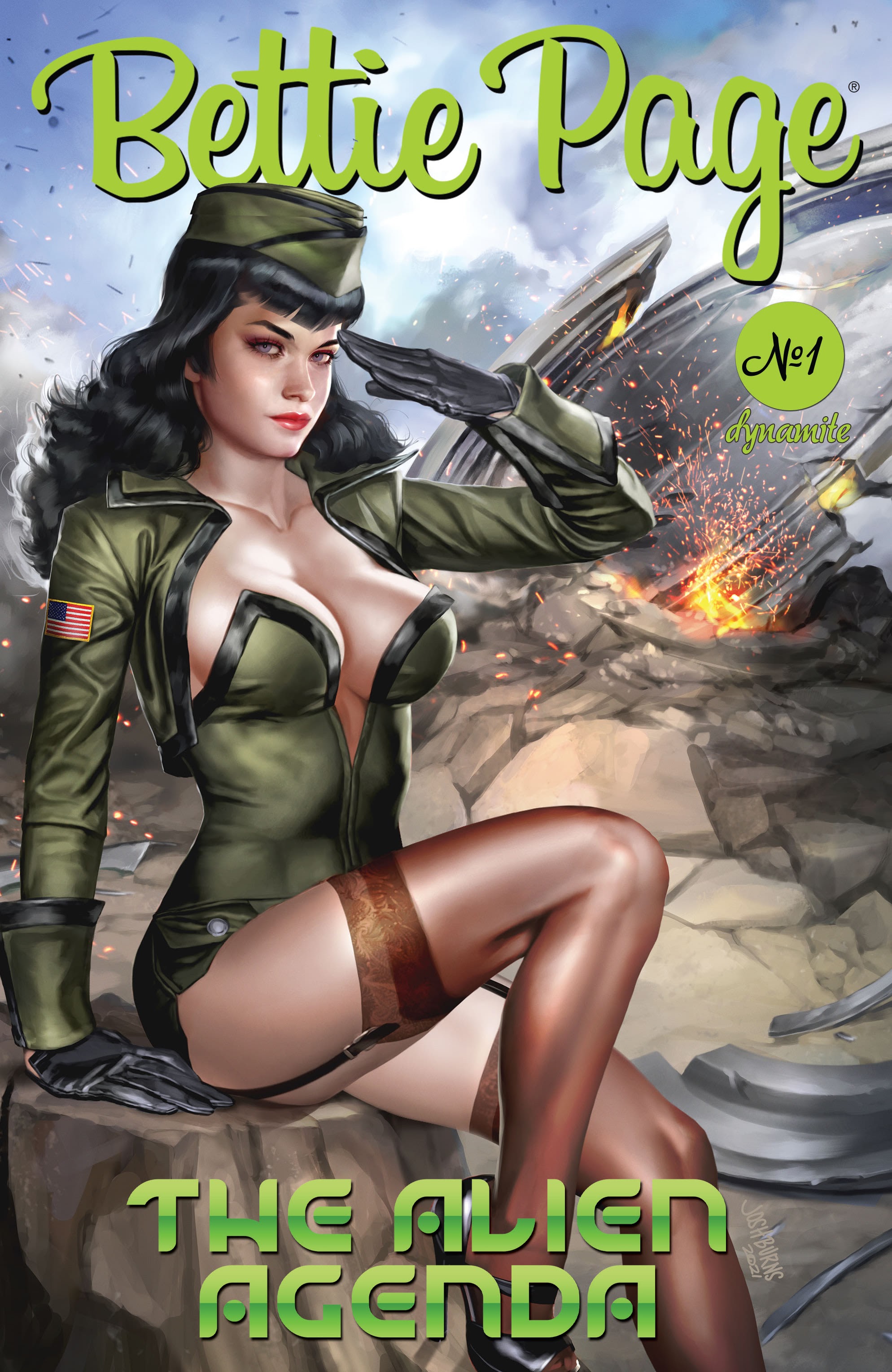 Read online Bettie Page: The Alien Agenda comic -  Issue #1 - 2