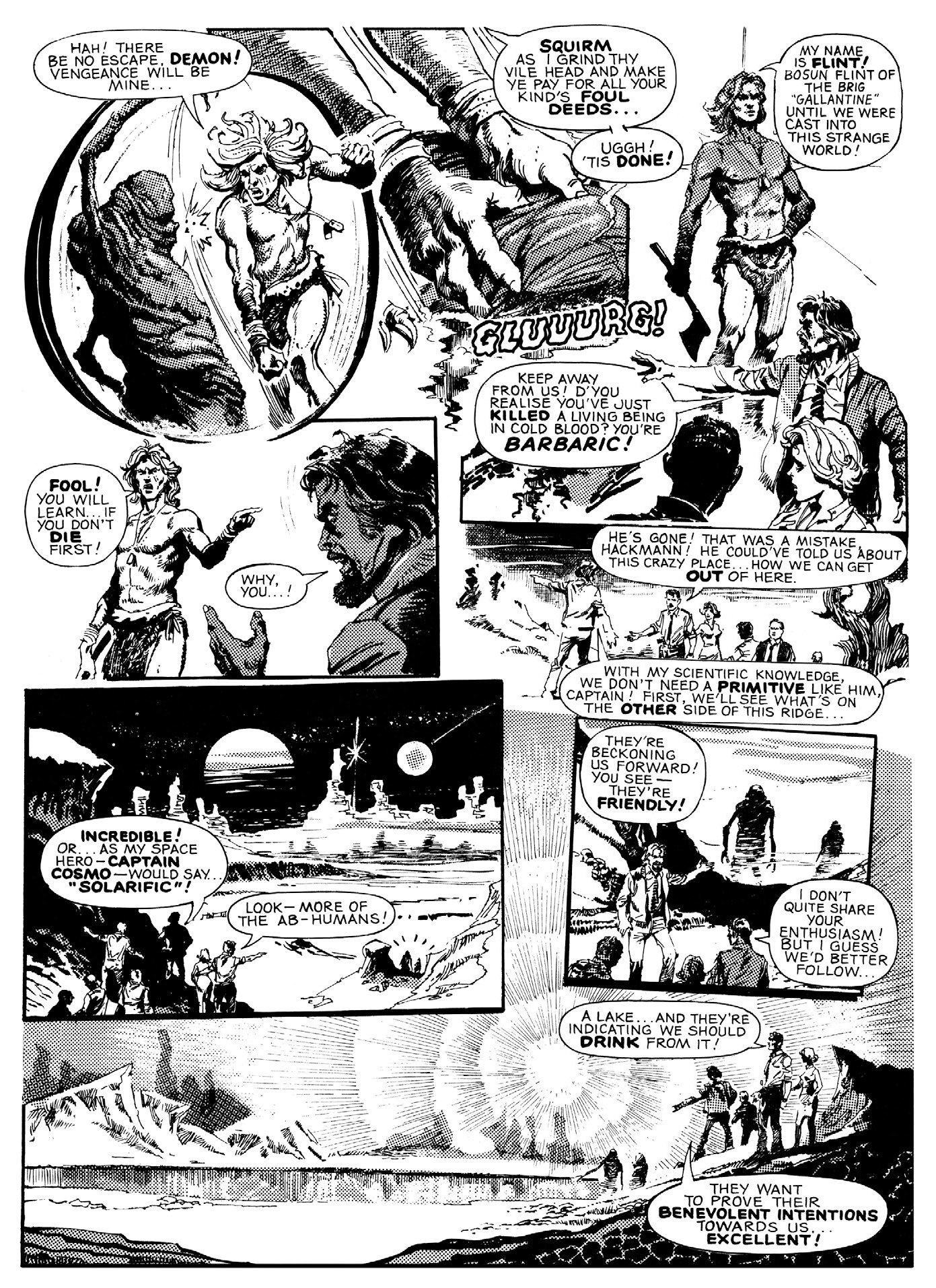 Read online Planet of the Damned & Death Planet comic -  Issue # TPB - 9