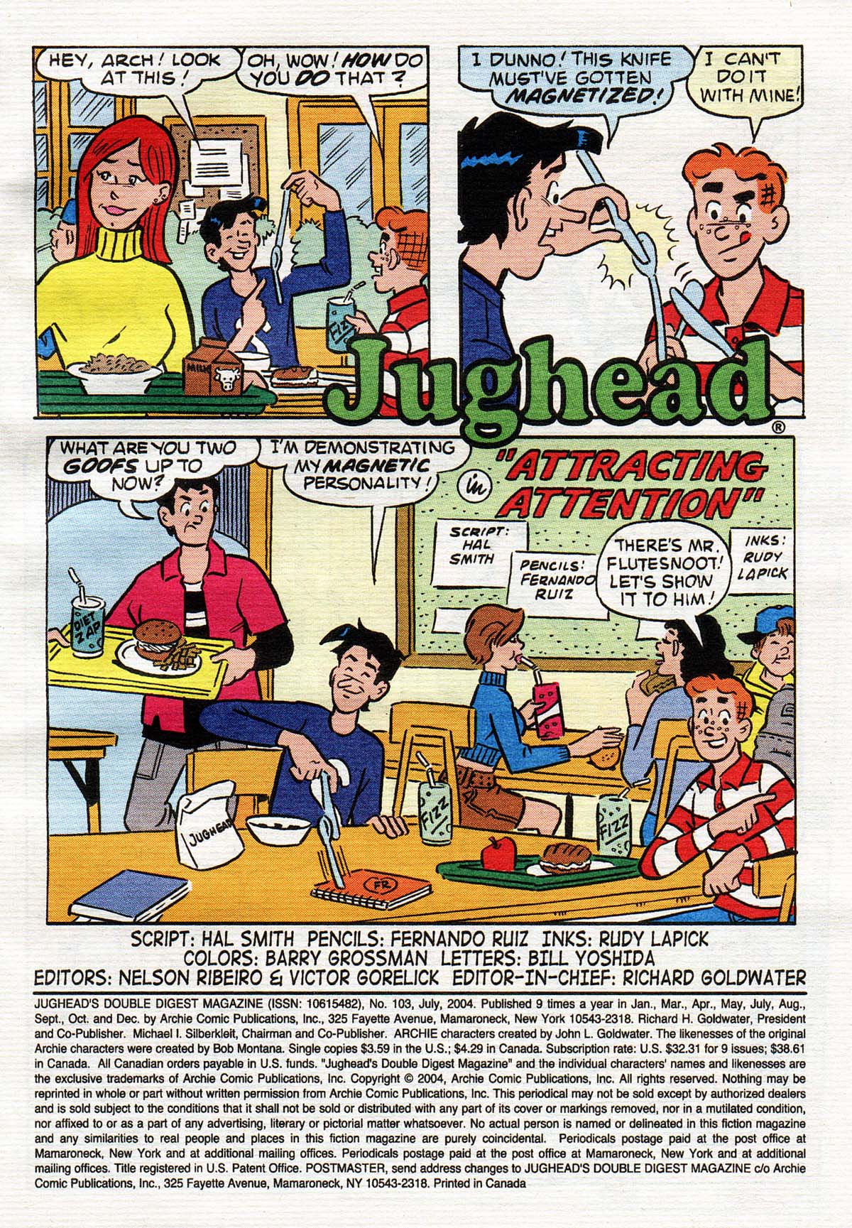 Read online Jughead's Double Digest Magazine comic -  Issue #103 - 2