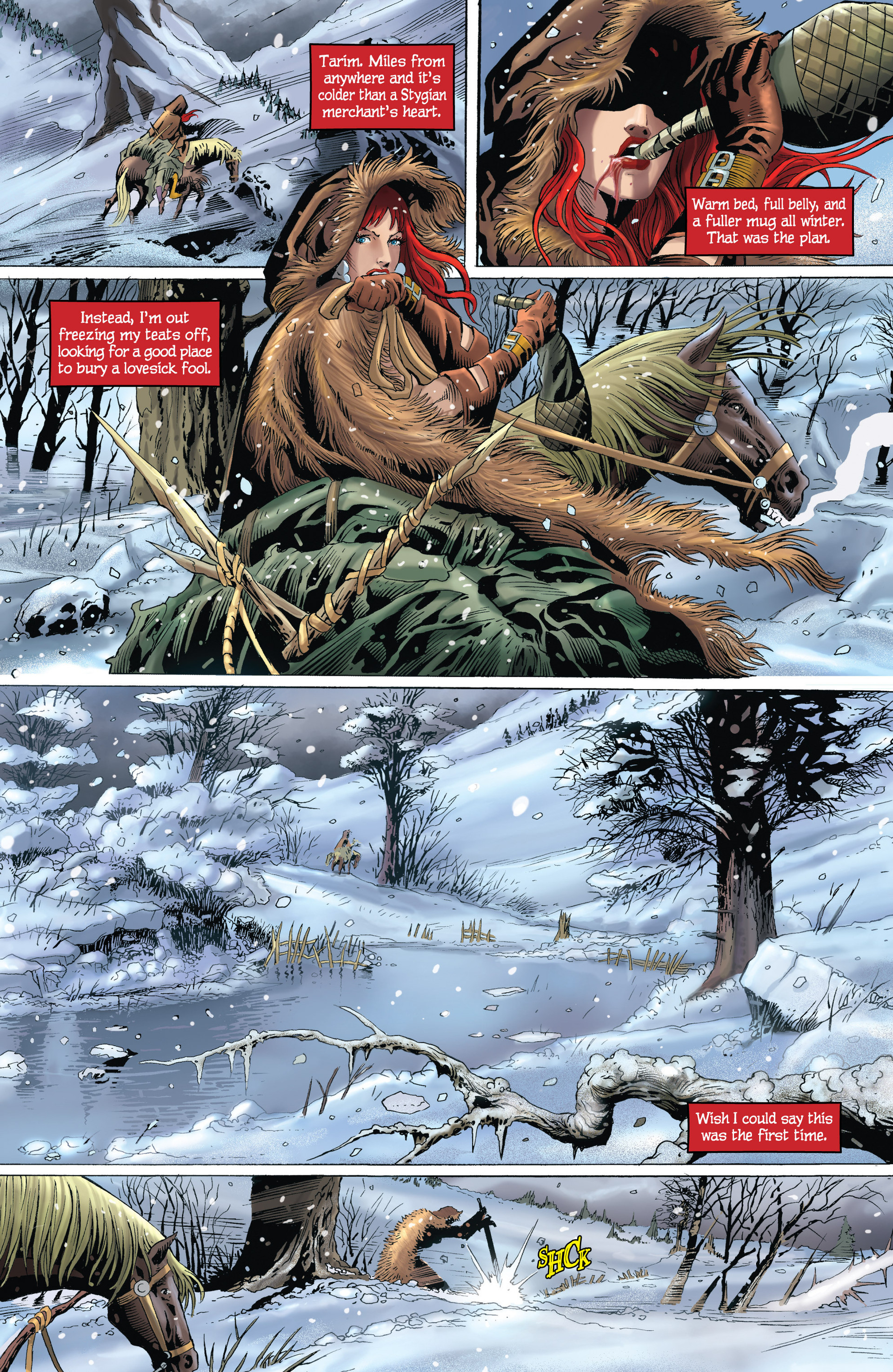 Read online Red Sonja: Unchained comic -  Issue #1 - 10