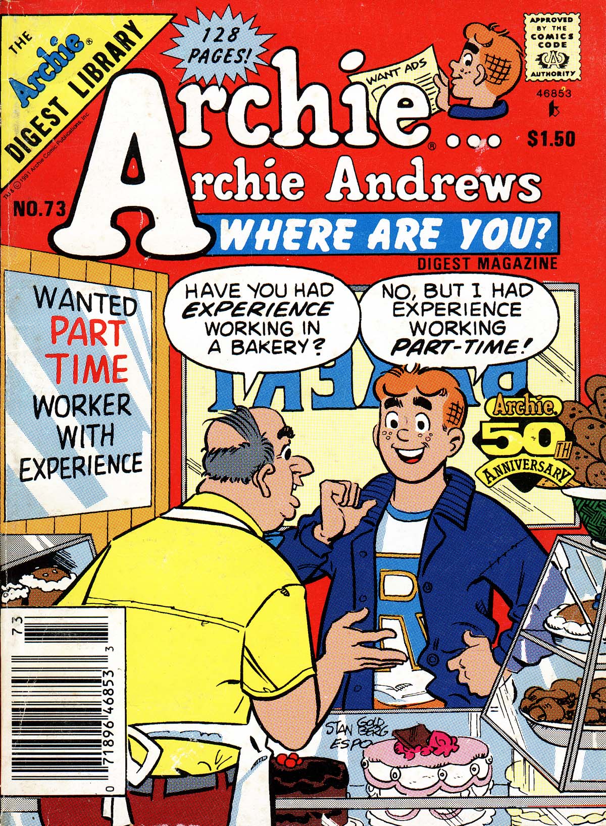 Read online Archie...Archie Andrews, Where Are You? Digest Magazine comic -  Issue #73 - 1