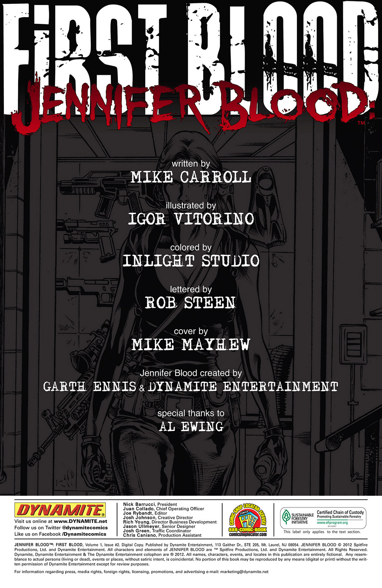 Read online Jennifer Blood: First Blood comic -  Issue #2 - 2