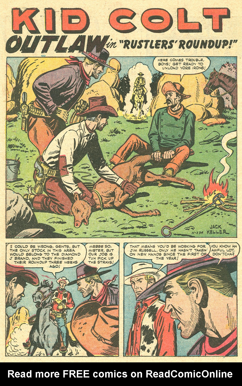 Read online Kid Colt Outlaw comic -  Issue #55 - 10