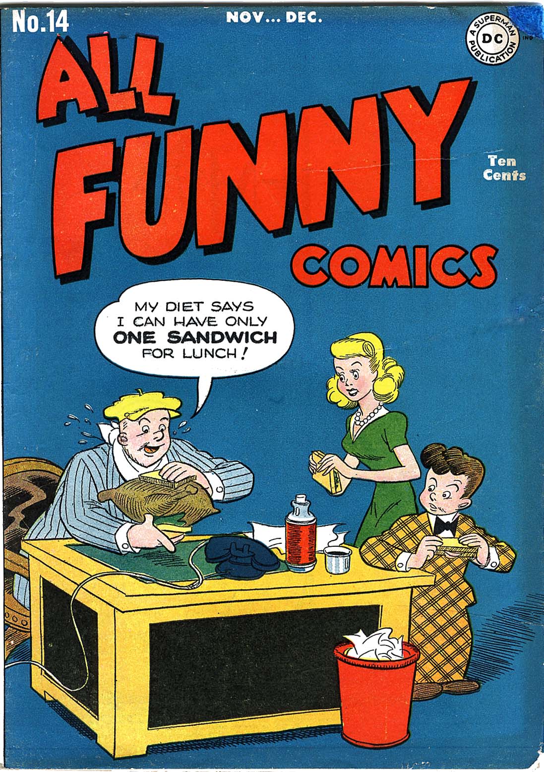 Read online All Funny Comics comic -  Issue #14 - 1