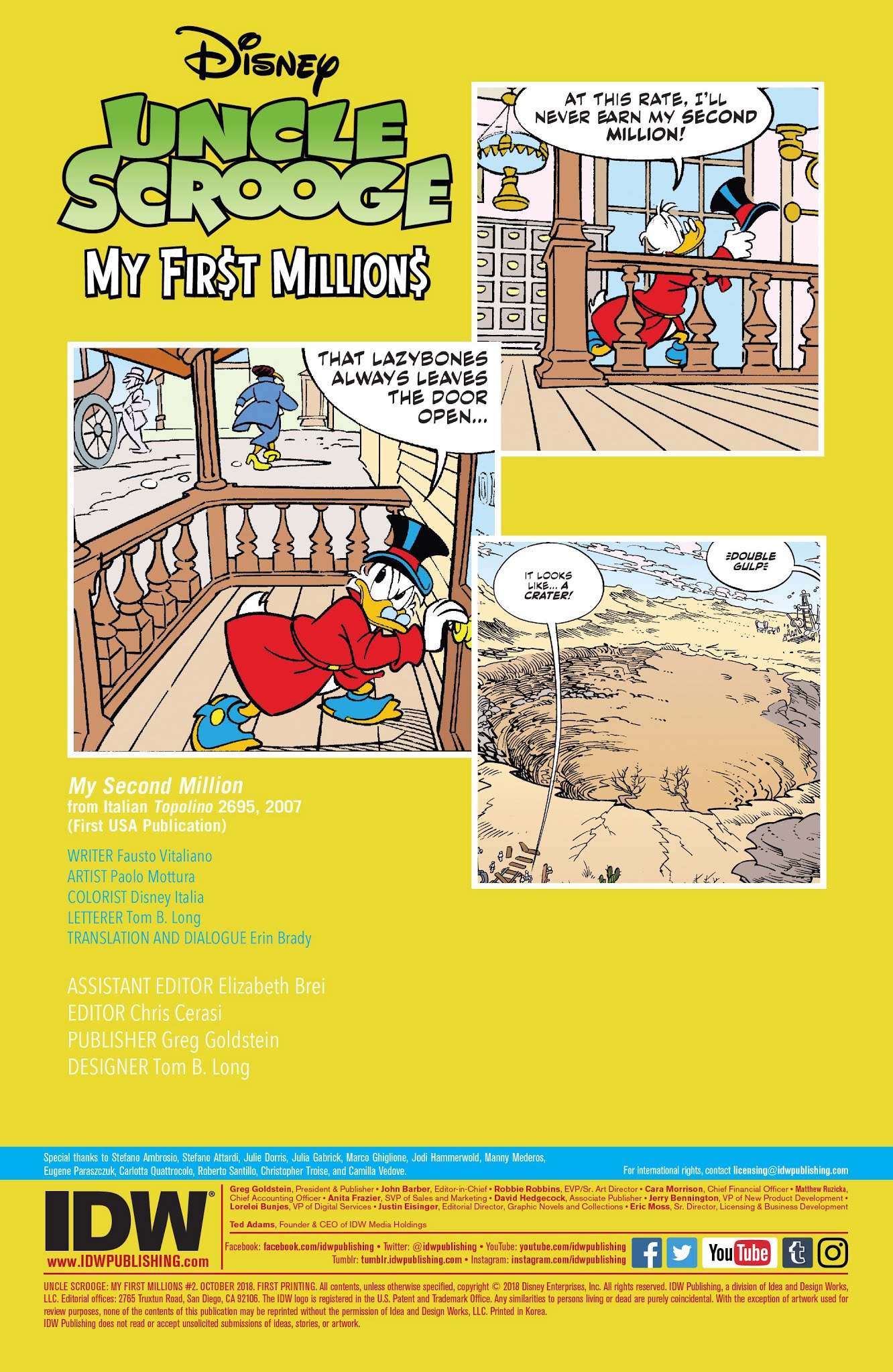 Read online Uncle Scrooge: My First Millions comic -  Issue #2 - 2