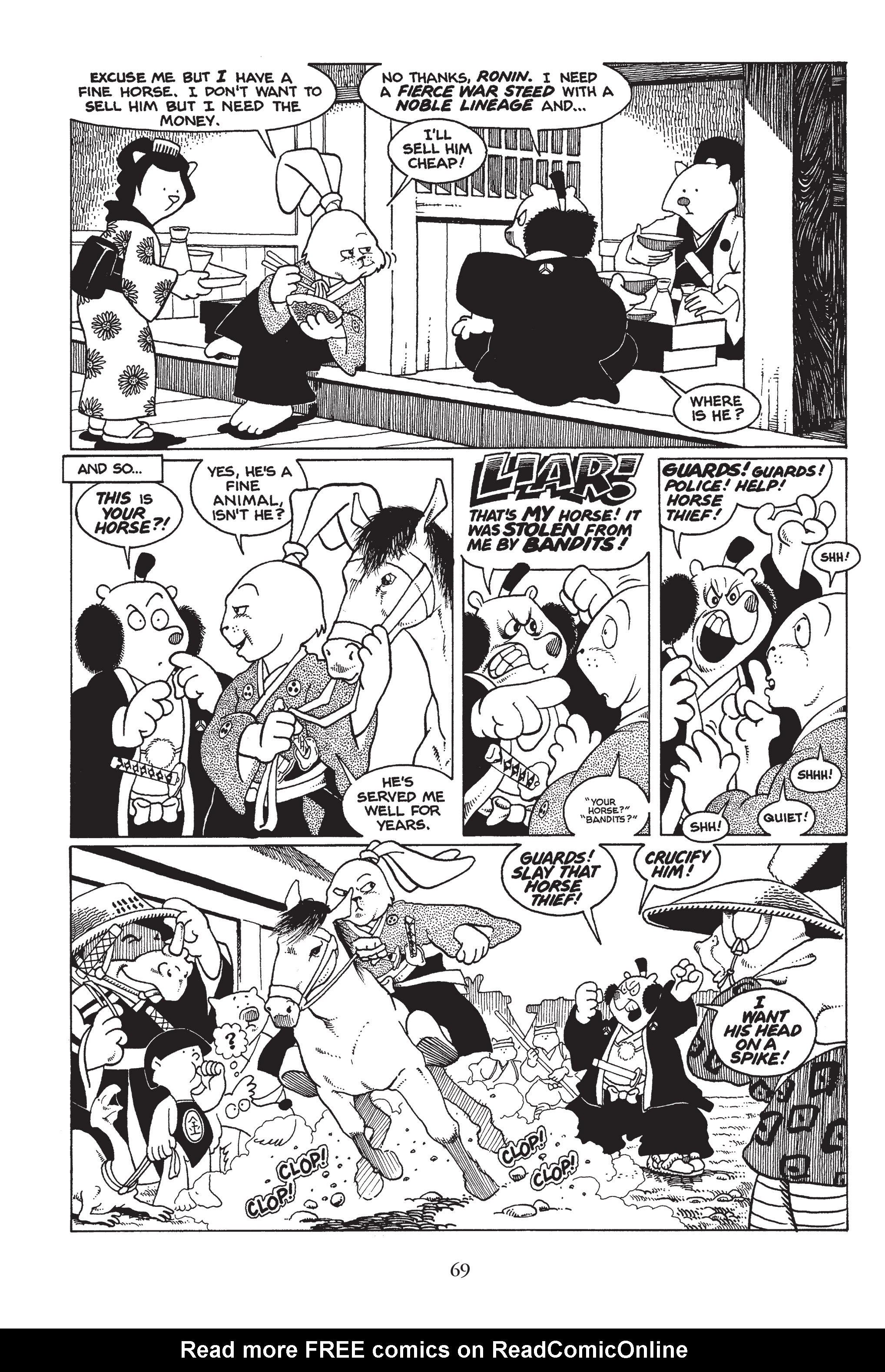 Read online Usagi Yojimbo (1987) comic -  Issue # _TPB 1 - 70