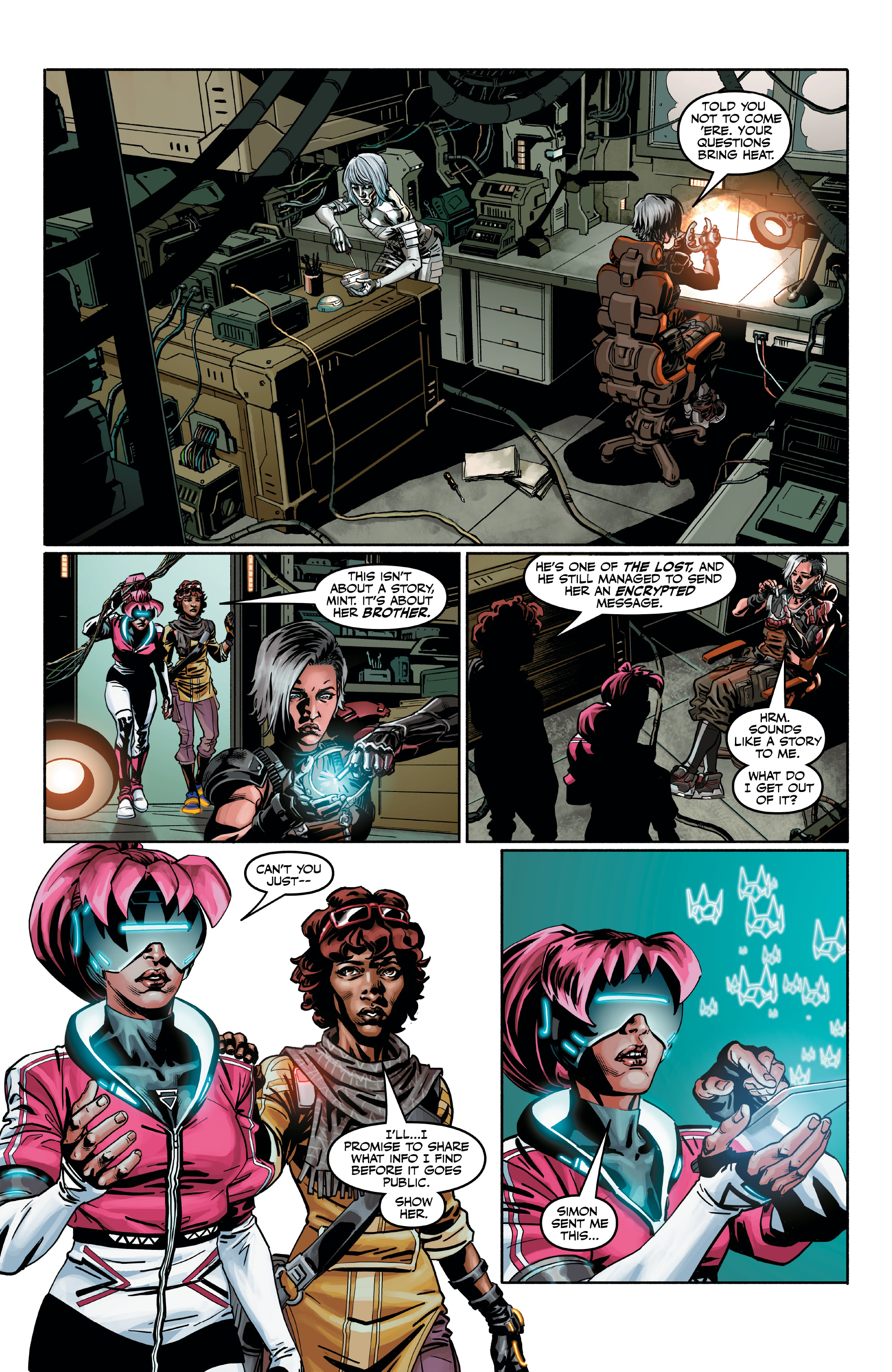Read online HYPER SCAPE comic -  Issue #4 - 8