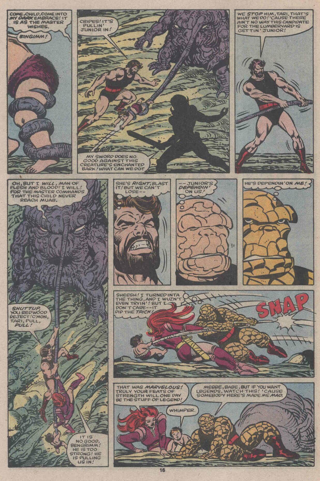Read online The Thing comic -  Issue #18 - 23