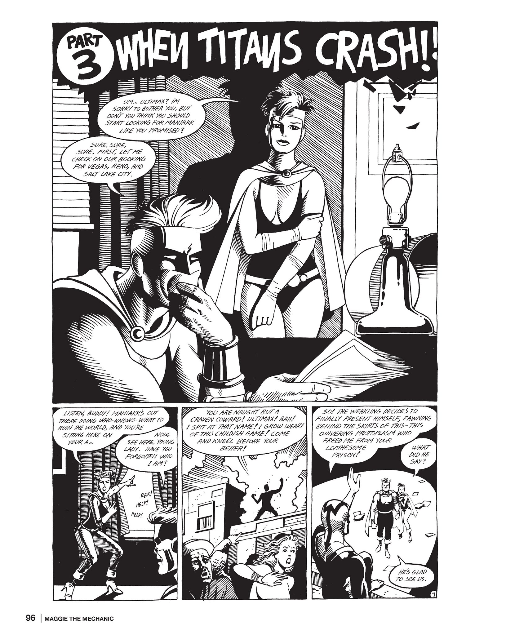 Read online Maggie the Mechanic: The Love & Rockets Library - Locas comic -  Issue # TPB (Part 1) - 96
