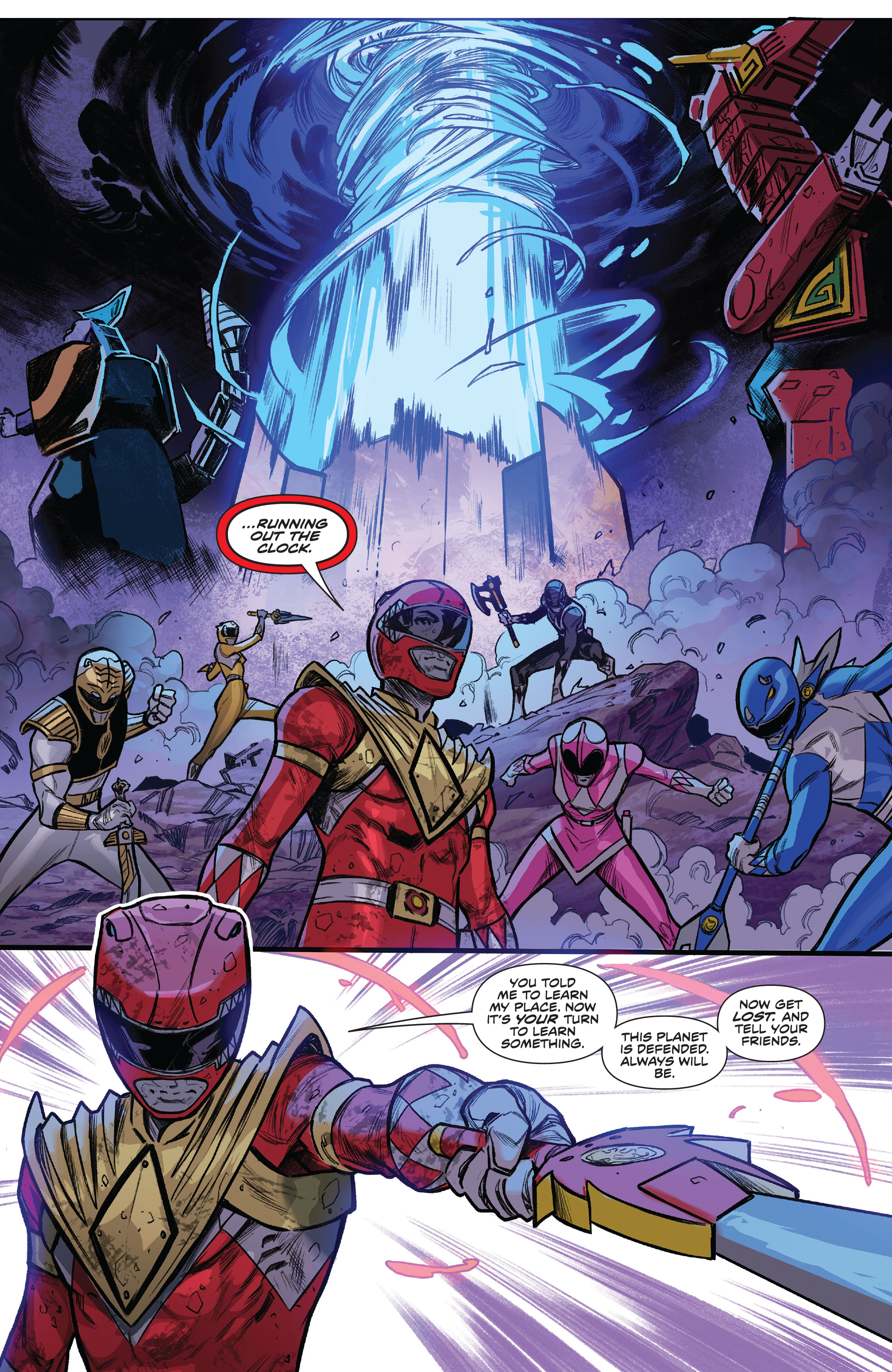 Read online Mighty Morphin comic -  Issue #20 - 22