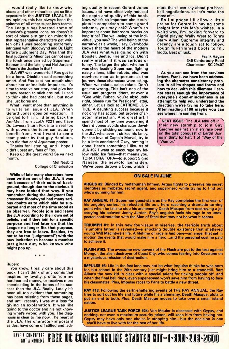 Read online Justice League America comic -  Issue #100 - 46