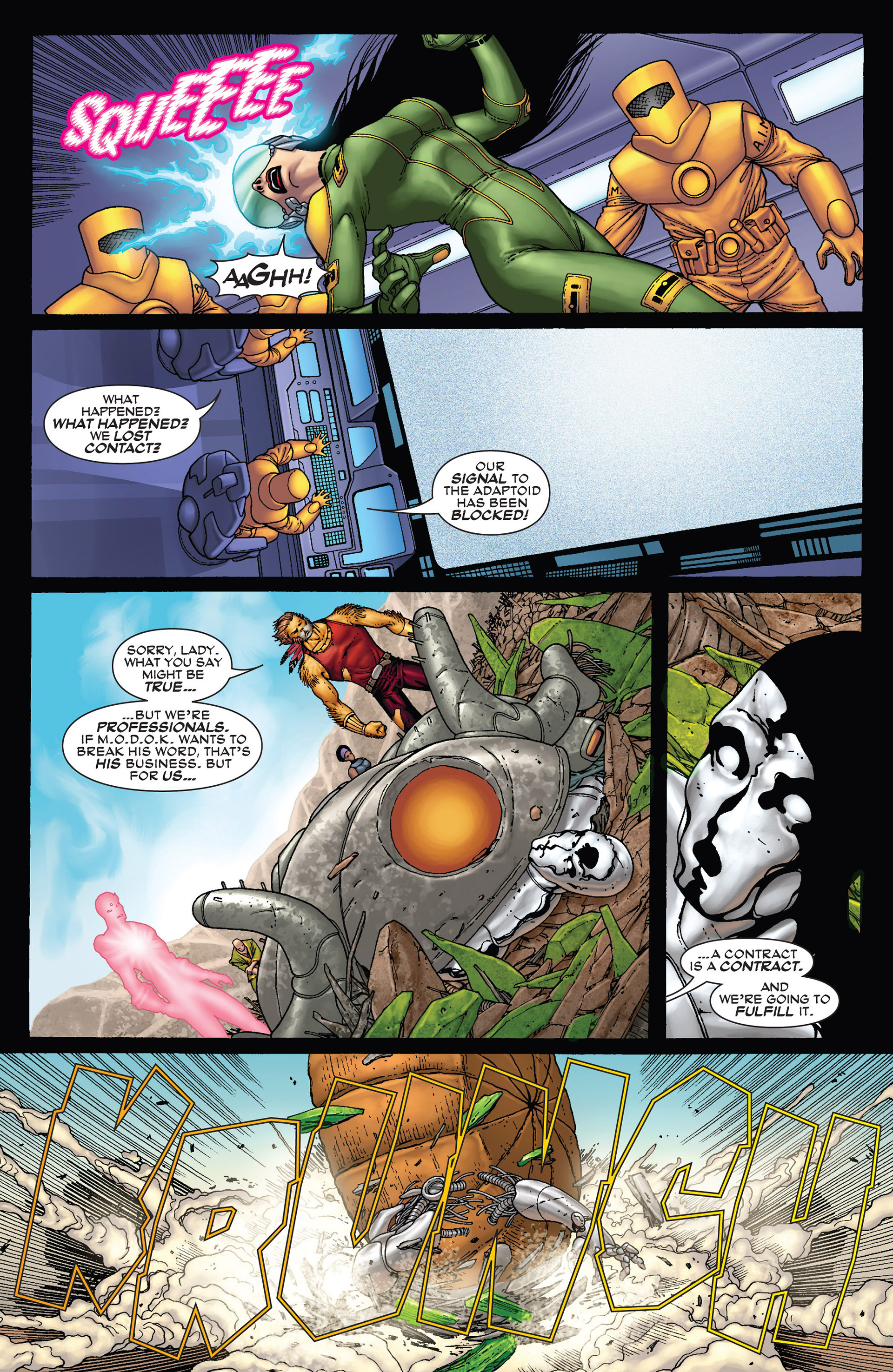 Read online Super-Villain Team-Up/MODOK's 11 comic -  Issue #5 - 11