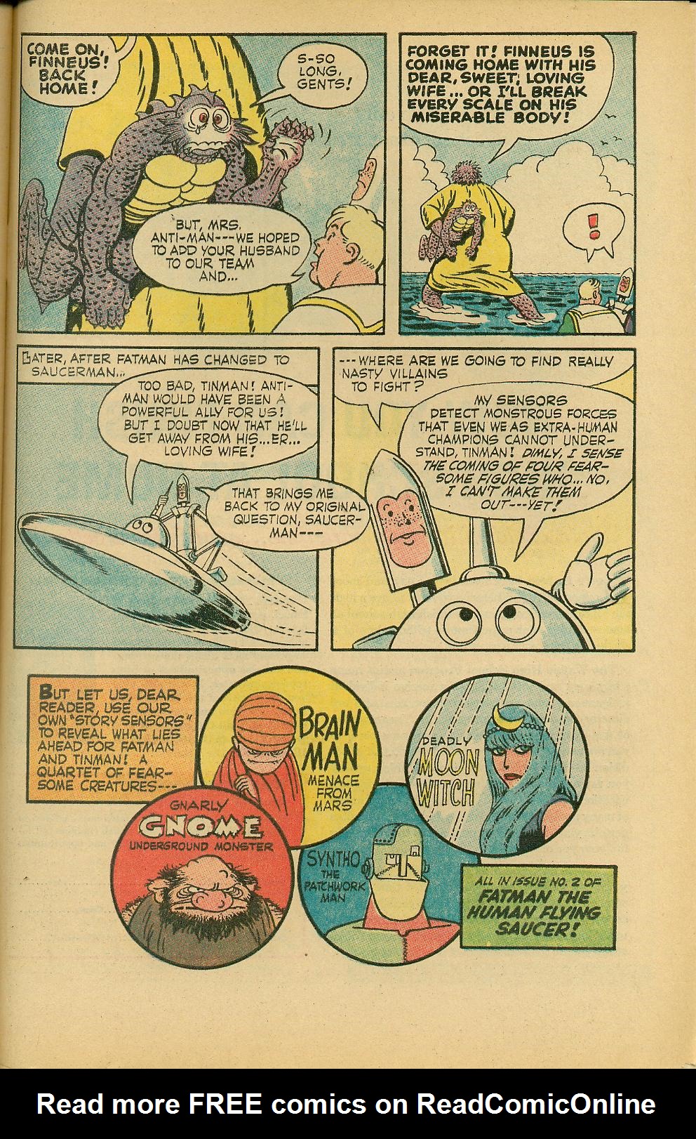 Read online Fatman, The Human Flying Saucer comic -  Issue #1 - 65