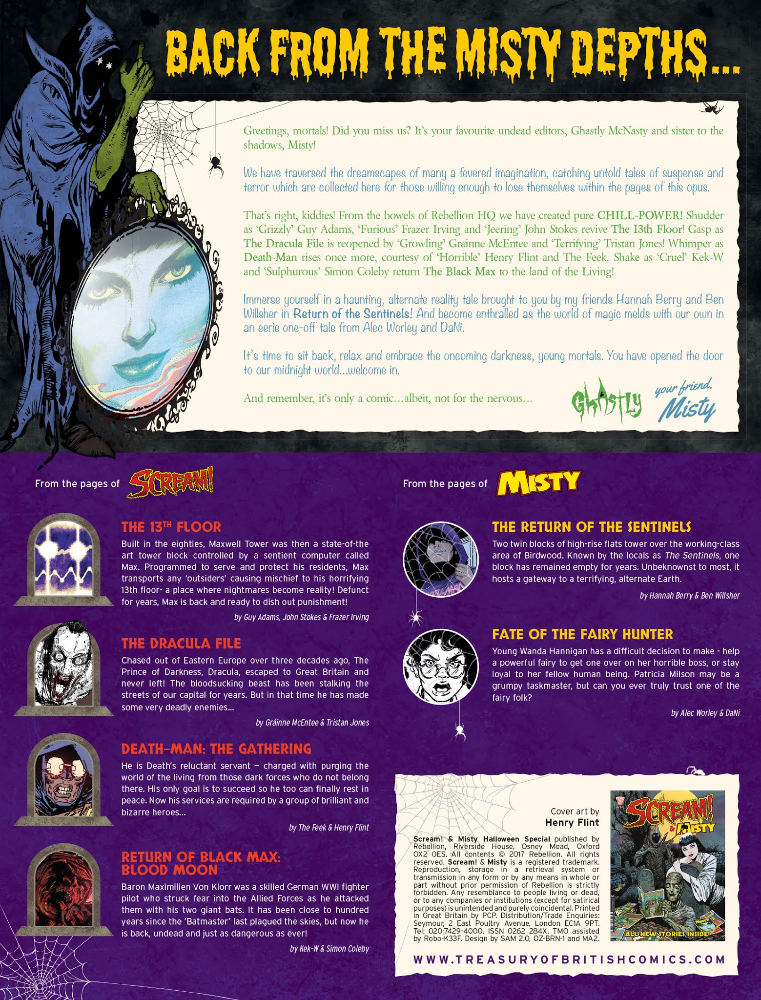 Read online Scream! & Misty Halloween Special comic -  Issue #1 - 2