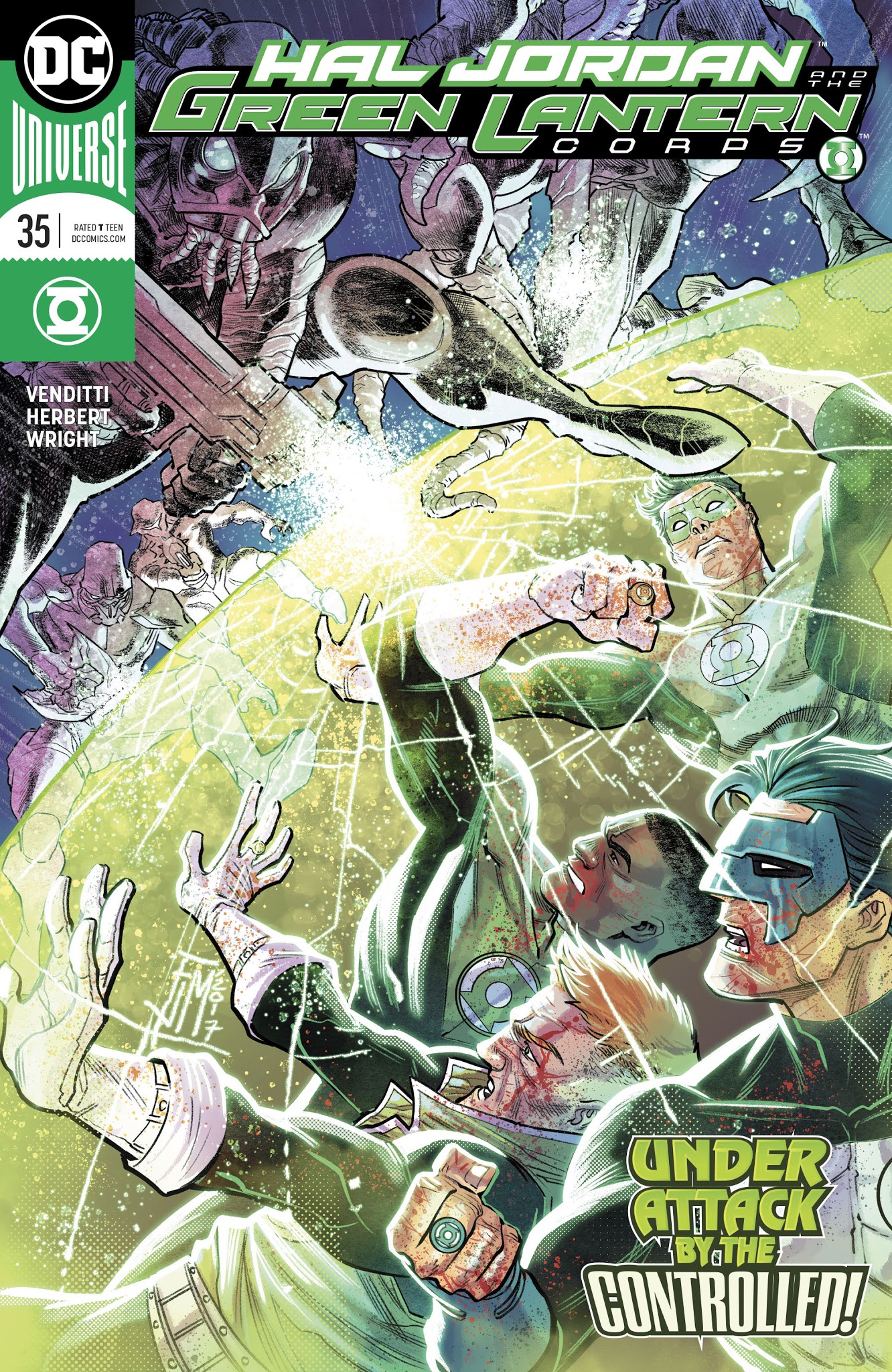 Read online Hal Jordan And The Green Lantern Corps comic -  Issue #35 - 1