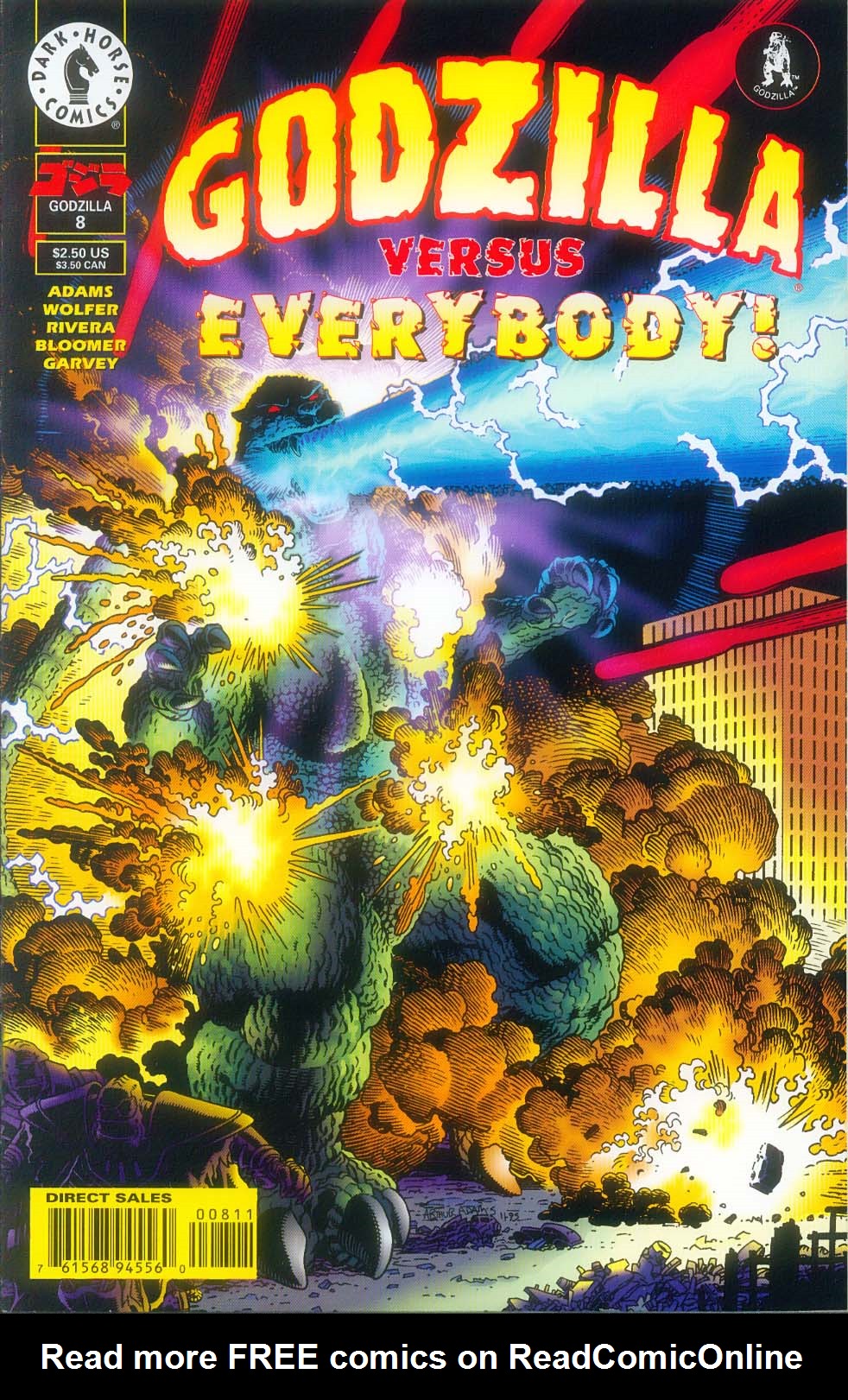 Read online Godzilla (1995) comic -  Issue #8 - 1