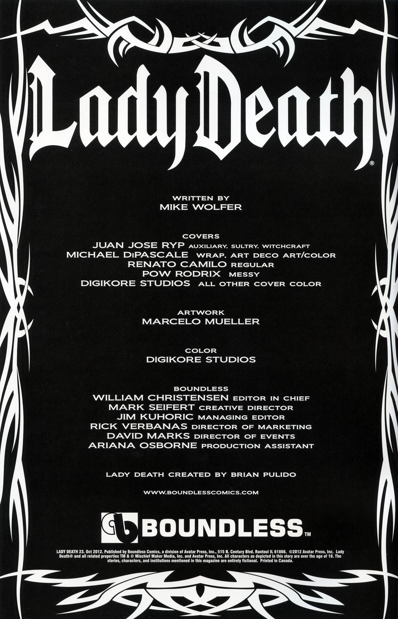 Read online Lady Death (2010) comic -  Issue #23 - 2