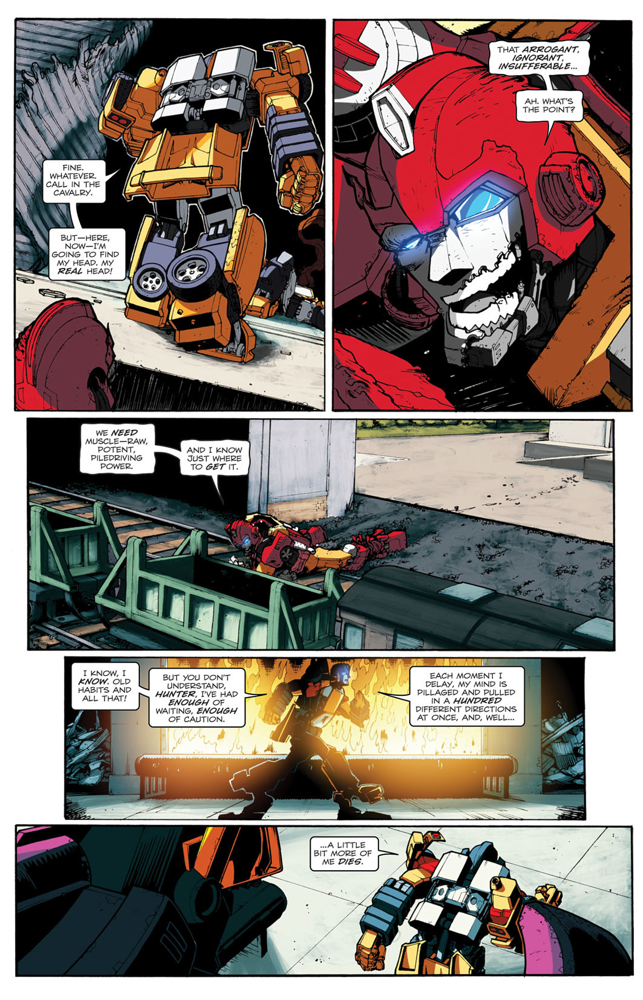 Read online The Transformers: Maximum Dinobots comic -  Issue #4 - 8