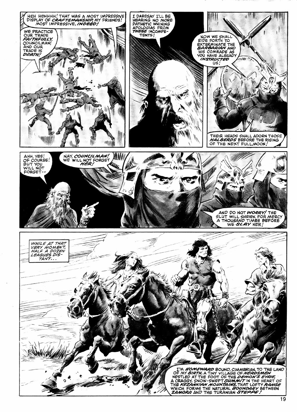 Read online The Savage Sword Of Conan comic -  Issue #84 - 19