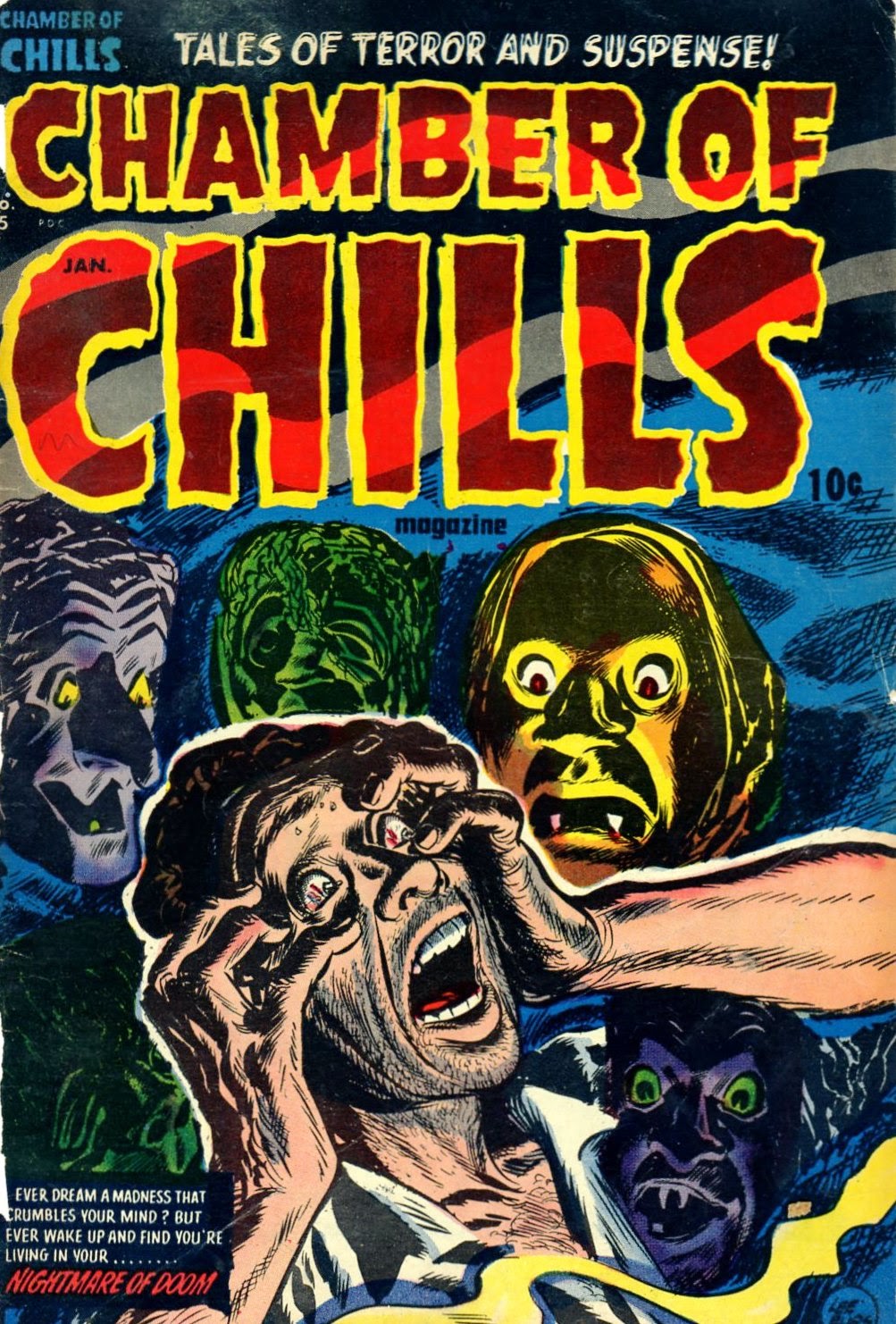 Read online Chamber of Chills (1951) comic -  Issue #15 - 1