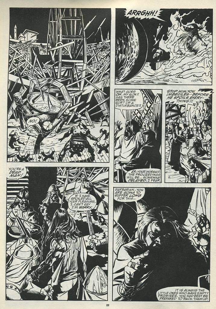 Read online The Savage Sword Of Conan comic -  Issue #185 - 24