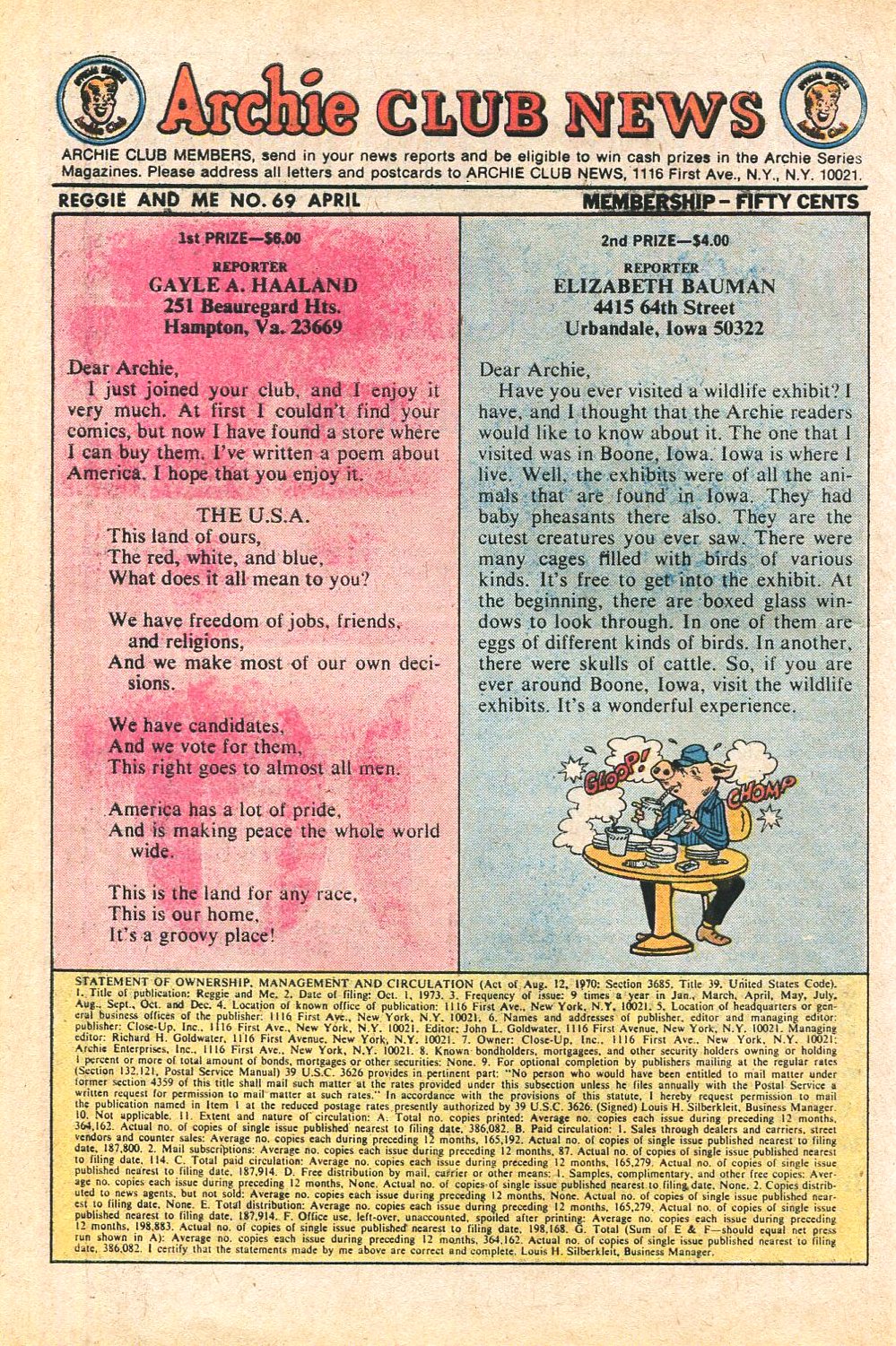 Read online Reggie and Me (1966) comic -  Issue #69 - 10