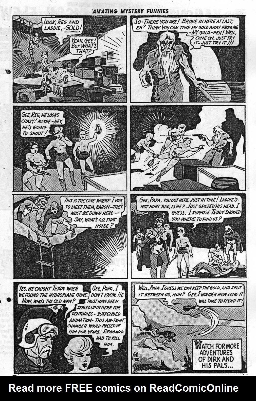 Read online Amazing Mystery Funnies comic -  Issue #3 - 23
