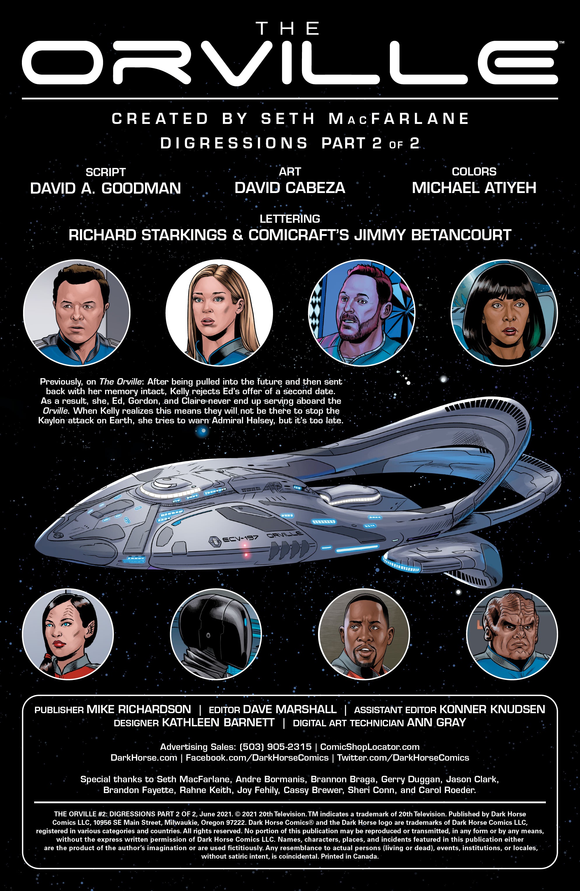 Read online The Orville: Digressions comic -  Issue #2 - 2