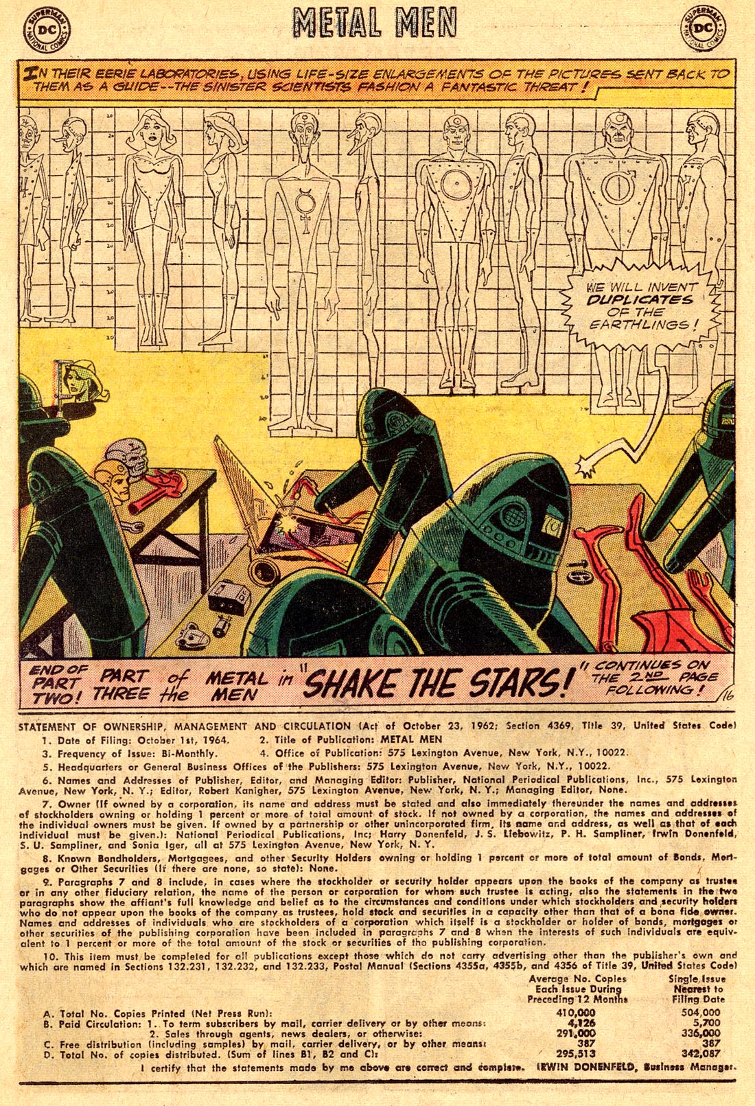 Metal Men (1963) Issue #12 #12 - English 22