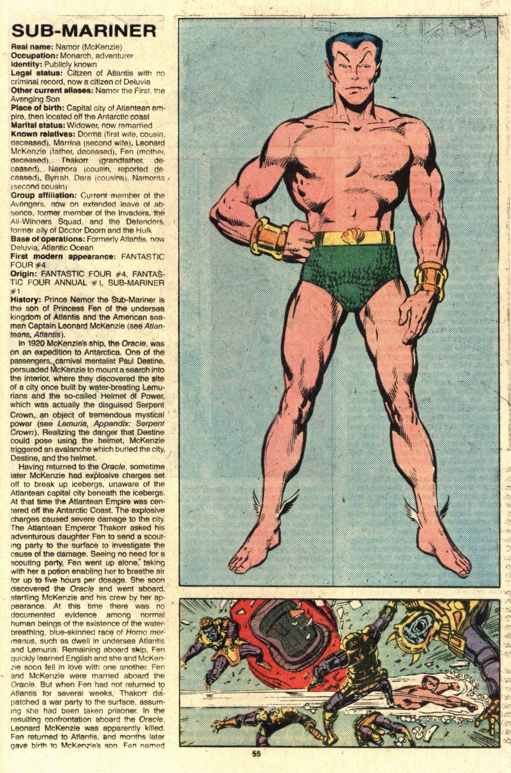 Read online The Official Handbook of the Marvel Universe Deluxe Edition comic -  Issue #12 - 57