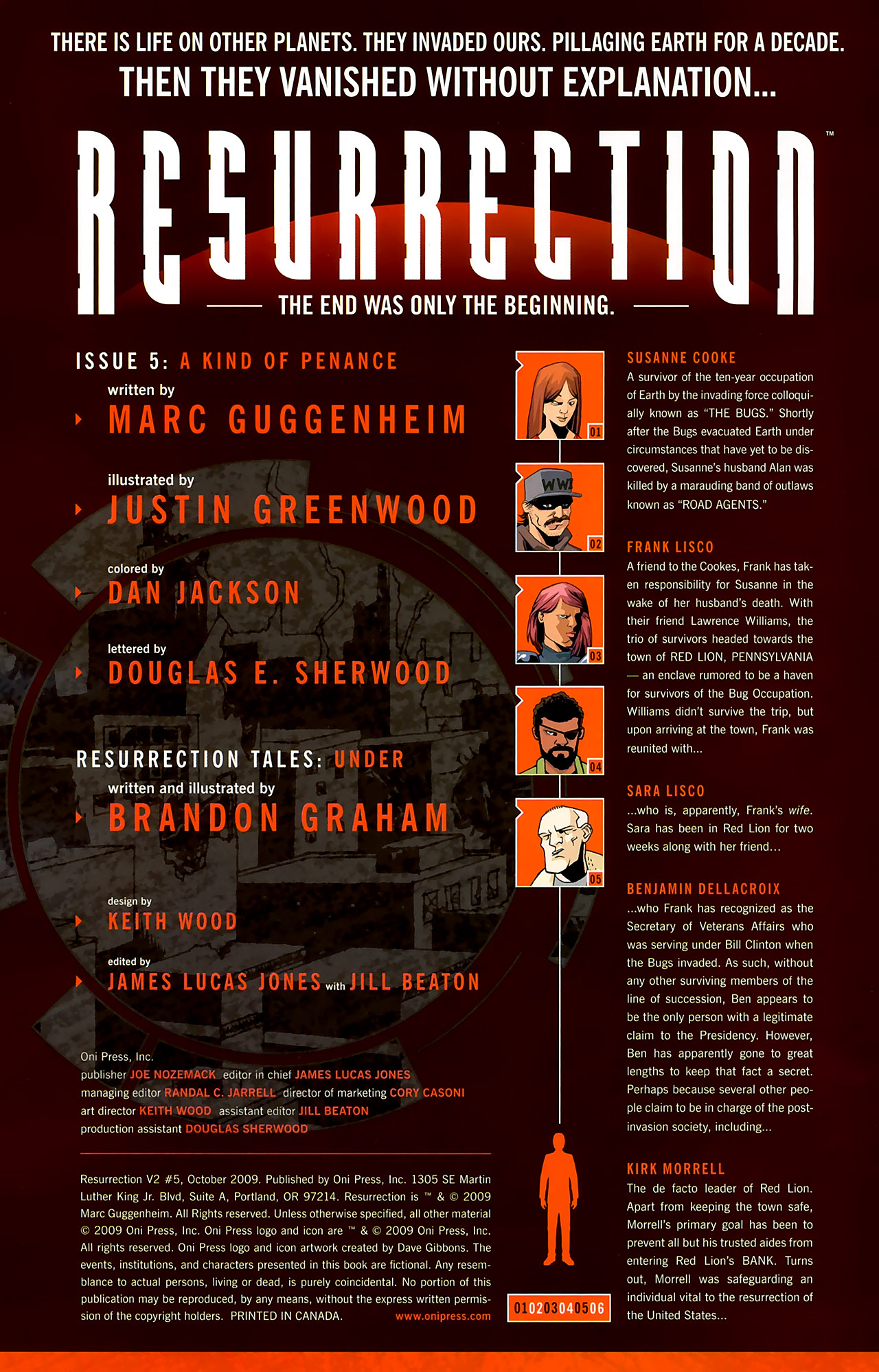Read online Resurrection (2009) comic -  Issue #5 - 2