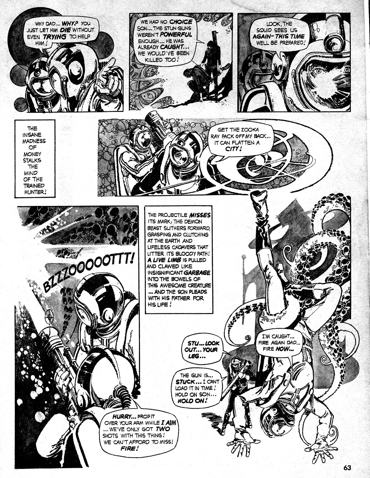Read online Nightmare (1970) comic -  Issue #7 - 63