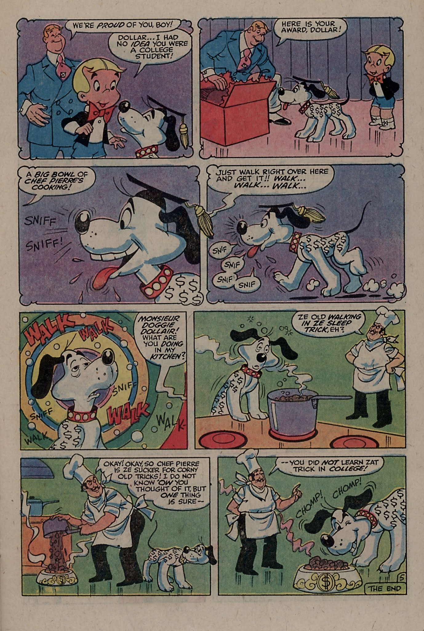 Read online Richie Rich & Dollar the Dog comic -  Issue #7 - 23