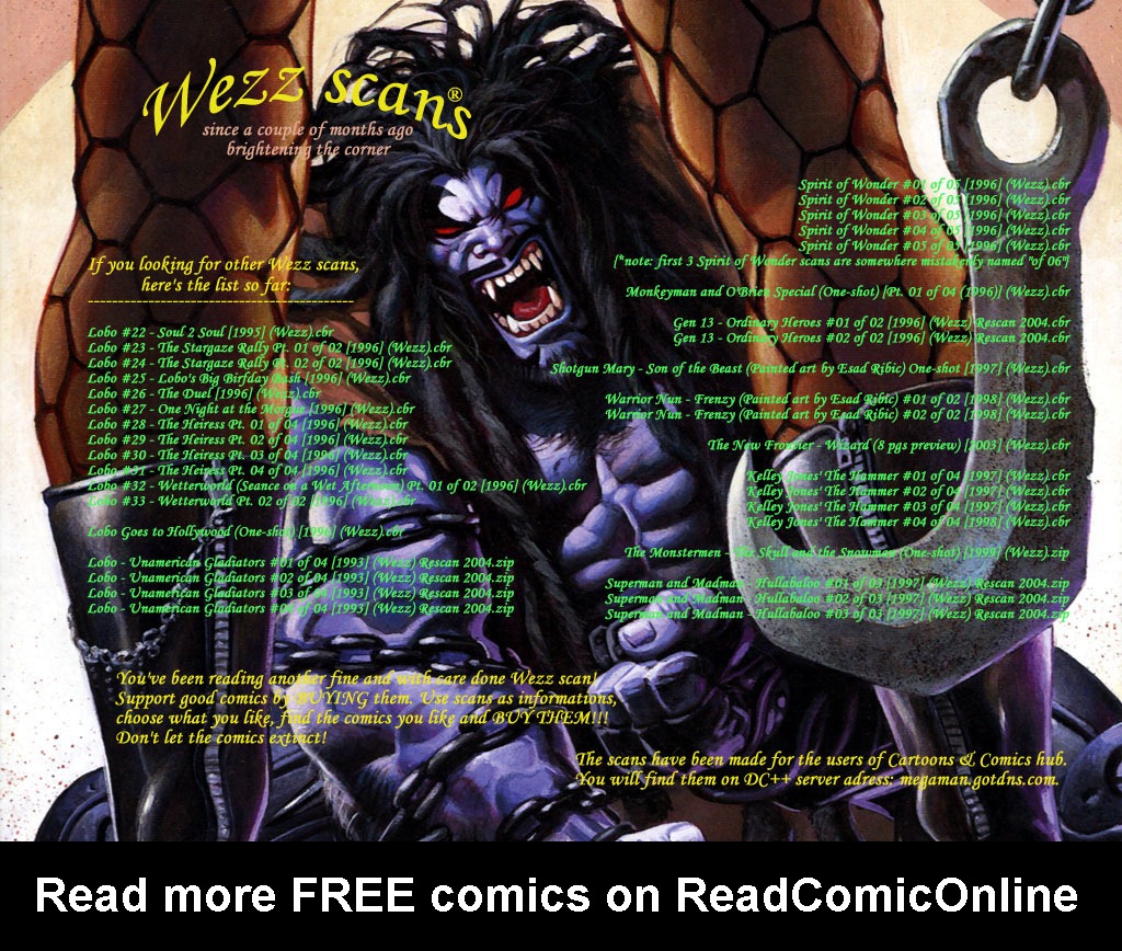 Read online Lobo (1993) comic -  Issue #33 - 25