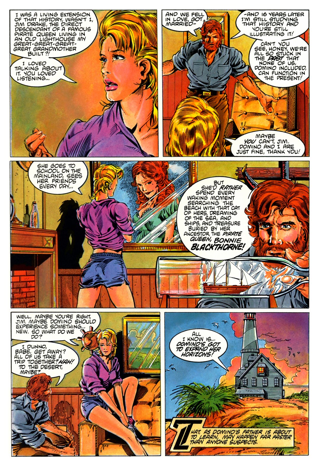 Read online Marvel Graphic Novel comic -  Issue #14 - Swords of the Swashbucklers - 11