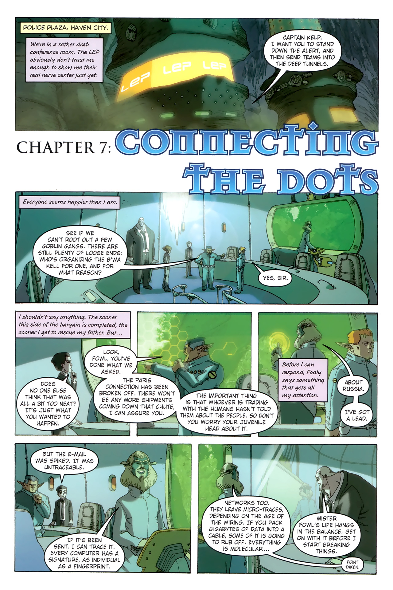 Read online Artemis Fowl: The Arctic Incident comic -  Issue # TPB - 52