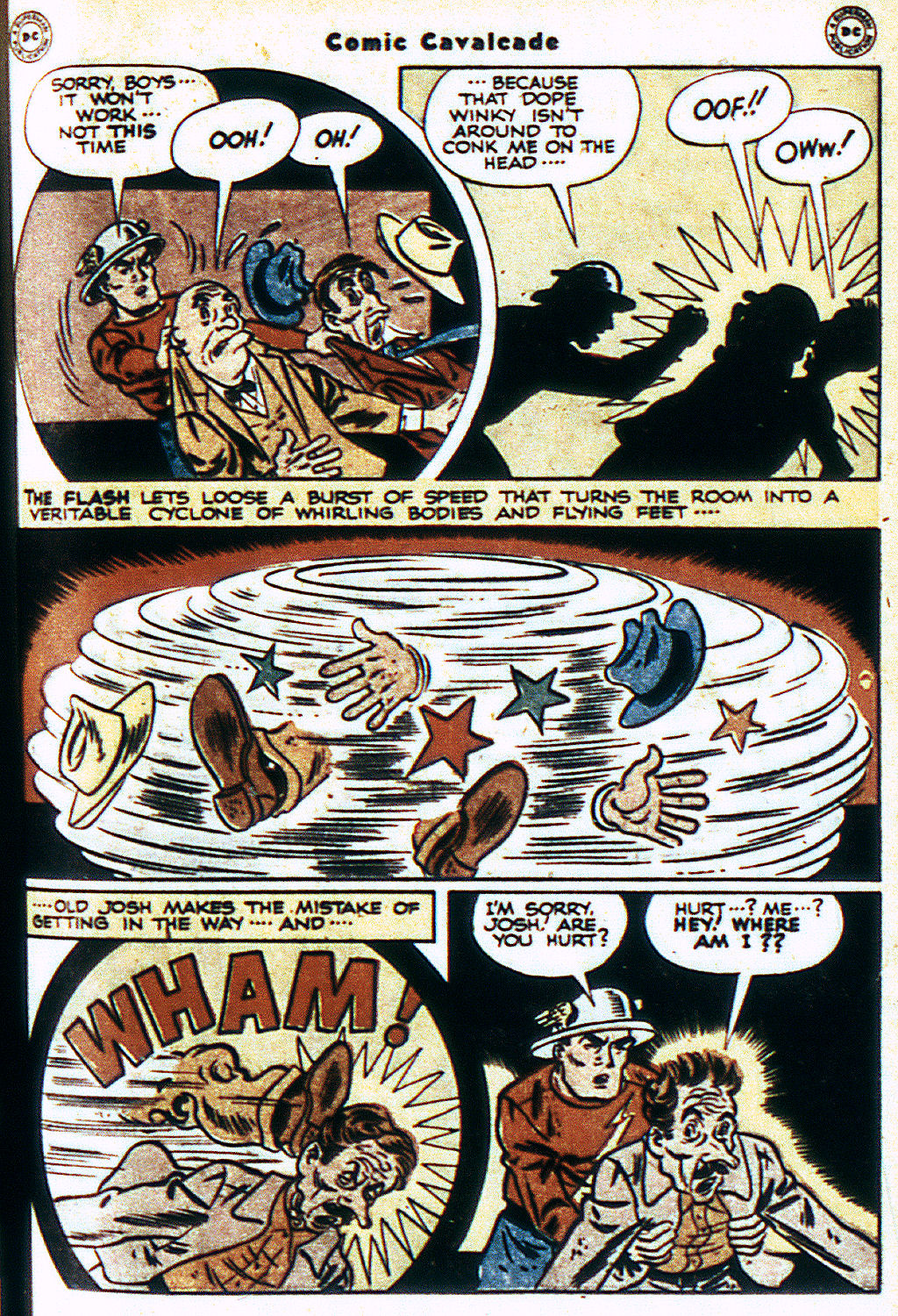 Read online Comic Cavalcade comic -  Issue #18 - 30