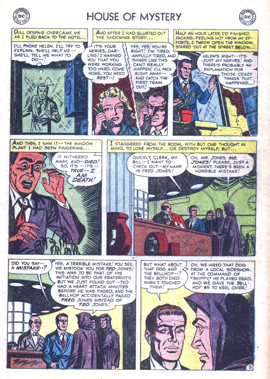 Read online House of Mystery (1951) comic -  Issue #5 - 25