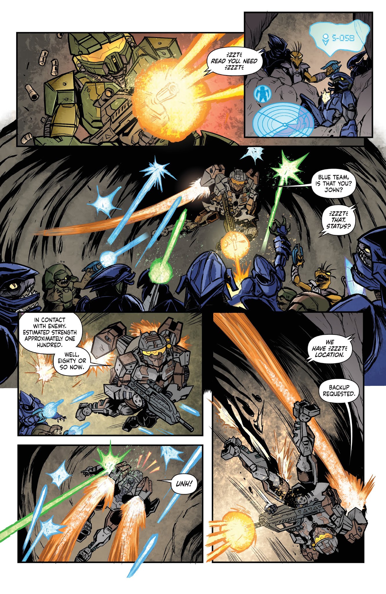 Read online Halo: Collateral Damage comic -  Issue #3 - 4
