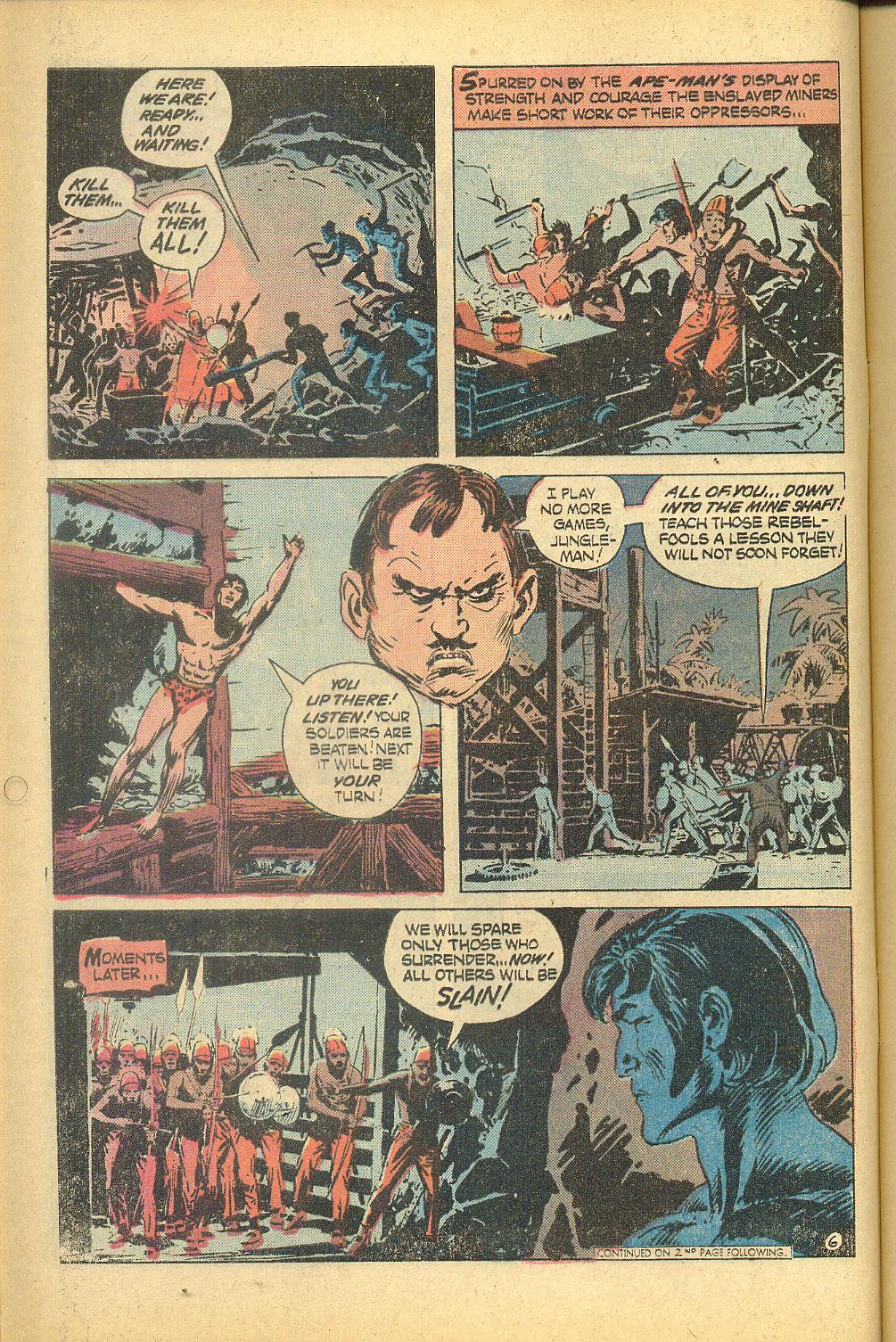 Read online Tarzan (1972) comic -  Issue #215 - 8